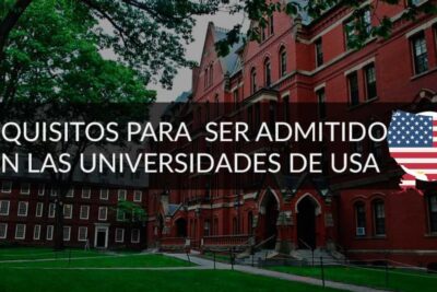 Requisitos para estudiar en una universidad en EE. UU.